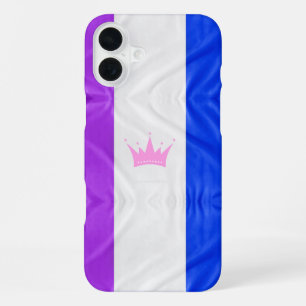 SlipperyJoe's Drag-Culture-Stolzflagge lila Geist iPhone 16 Plus Hülle
