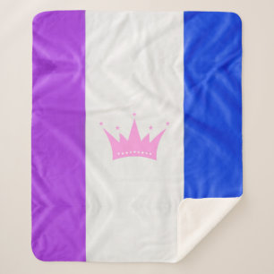 SlipperyJoe's Drag-Culture-Stolzflagge lila Geist Sherpadecke