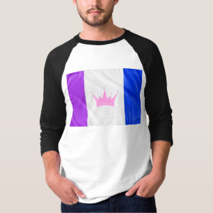 SlipperyJoe's Drag-Culture-Stolzflagge lila Geist T-Shirt