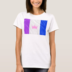SlipperyJoe's Drag-Culture-Stolzflagge lila Geist T-Shirt