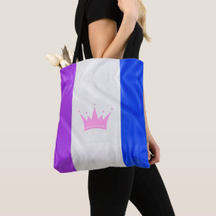 SlipperyJoe's Drag-Culture-Stolzflagge lila Geist Tasche
