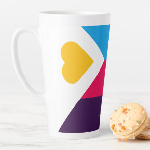 SlipperyJoes dreifarbige Polyamorie-Stolzflagge dr Milchtasse