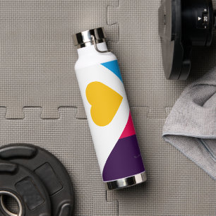 SlipperyJoes dreifarbige Polyamorie-Stolzflagge dr Trinkflasche