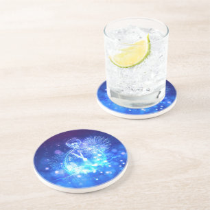 SlipperyJoe's elektrischer Nervenkitzel Silvester- Getränkeuntersetzer