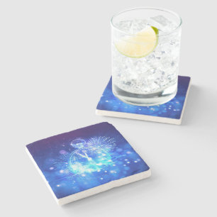 SlipperyJoe's elektrischer Nervenkitzel Silvester- Steinuntersetzer