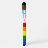 SlipperyJoe's Eleven Stripe Pride Flag verbindet P iPhone Hülle (Linke Seite)