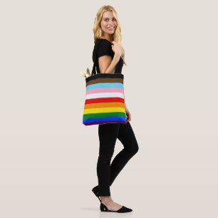 SlipperyJoe's Eleven Stripe Pride Flag verbindet P Tasche