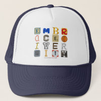 SlipperyJoe's embraces Diversity Cut-out Buchstabe