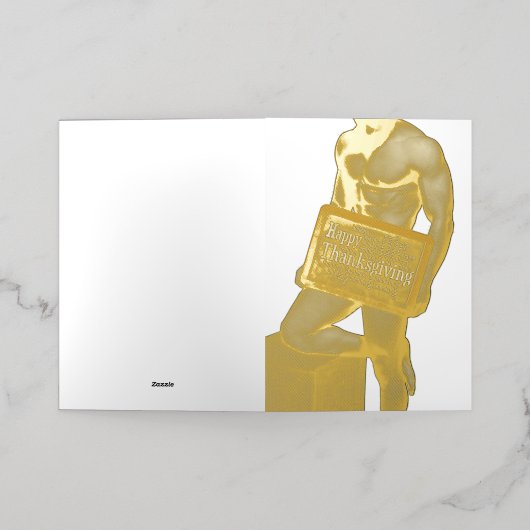 SlipperyJoe's Erntedank Mann mit sechs Päckchen ab (Äußere Ablage)