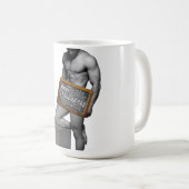 SlipperyJoe's Erntedank Mann mit sechs Päckchen ab Kaffeetasse (VorderseiteRechts)