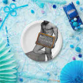 SlipperyJoe's Erntedank Mann mit sechs Päckchen ab Pappteller (Party)