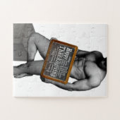 SlipperyJoe's Erntedank Mann mit sechs Päckchen ab Puzzle (Horizontal)