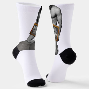 SlipperyJoe's Erntedank Mann mit sechs Päckchen ab Socken