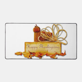 SlipperyJoe's Erntedank spricht Blätter LGBT Schreibtischunterlage