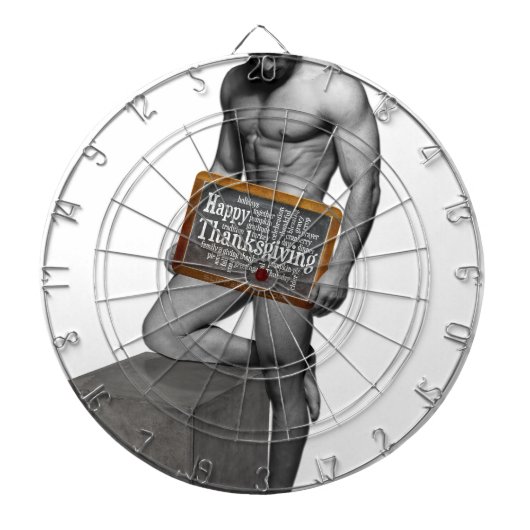 SlipperyJoe's Erntedank Tradition muskulöse männli Dartscheibe (vorne)