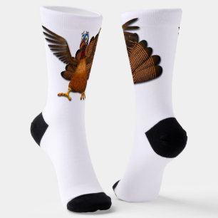 SlipperyJoe's Erntedank Truthahnflügel bunt f Socken