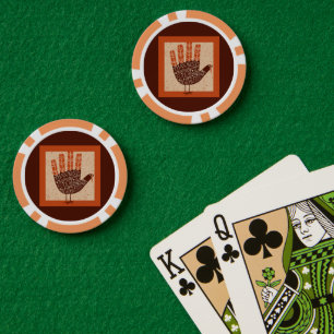 SlipperyJoe's Erntedankfest spielerischer Truthahn Pokerchips
