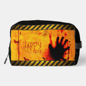 SlipperyJoe's erschütternde Halloween-Szene-Fleder Waschbeutel (Rückseite)