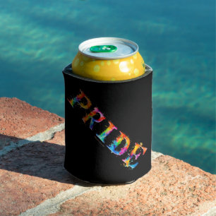 SlipperyJoe's farbenfrohe kreative Pride-themed Te Dosenkühler