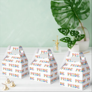 SlipperyJoe's farbenfrohe kreative Pride-themed Te Geschenkschachtel