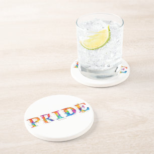 SlipperyJoe's farbenfrohe kreative Pride-themed Te Getränkeuntersetzer
