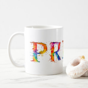 SlipperyJoe's farbenfrohe kreative Pride-themed Te Kaffeetasse