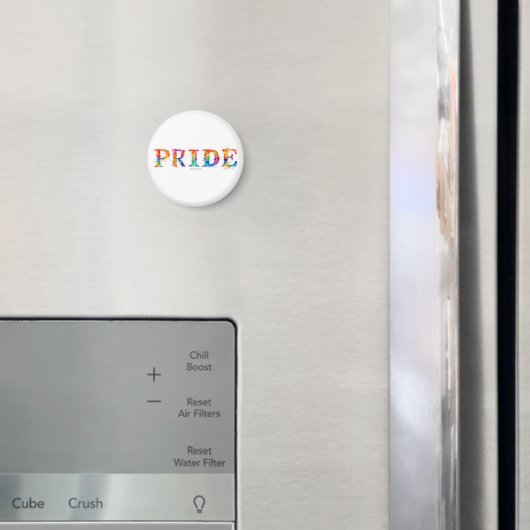 SlipperyJoe's farbenfrohe kreative Pride-themed Te Magnet (In Situ (Kühlschrank))