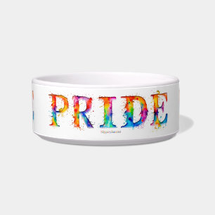 SlipperyJoe's farbenfrohe kreative Pride-themed Te Napf