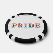 SlipperyJoe's farbenfrohe kreative Pride-themed Te Pokerchips (Einzeln)