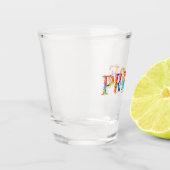 SlipperyJoe's farbenfrohe kreative Pride-themed Te Schnapsglas (Links)