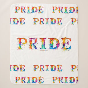 SlipperyJoe's farbenfrohe kreative Pride-themed Te Sherpadecke