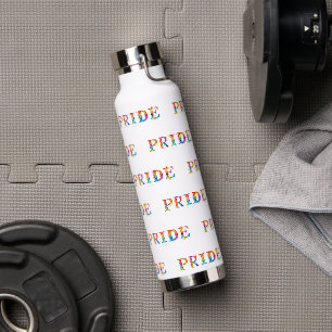 SlipperyJoe's farbenfrohe kreative Pride-themed Te Trinkflasche