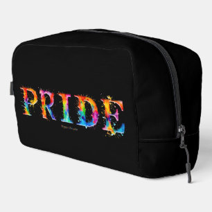 SlipperyJoe's farbenfrohe kreative Pride-themed Te Waschbeutel