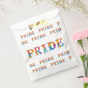 SlipperyJoes farbenfroher kreativer Pride-themed T Geschenktütchen