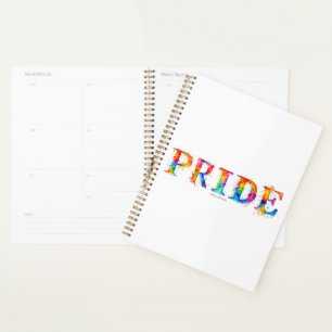 SlipperyJoes farbenfroher kreativer Pride-themed T Planer