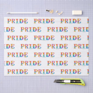 SlipperyJoes farbenfroher kreativer Pride-themed T Seidenpapier