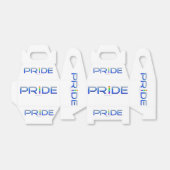 SlipperyJoe's farbenfroher Pride Wort fett metalli Geschenkschachtel (Ungefaltet)