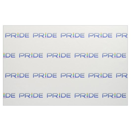 SlipperyJoe's farbenfroher Pride Wort fett metalli Stoff (Yard (91,4 cm))