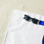 SlipperyJoe's farbenfroher Pride Wort fett metalli Strandtuch (Beispiel)