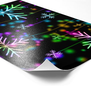 SlipperyJoe's festliche lebhafte Weihnachtsatmosph Fotodruck