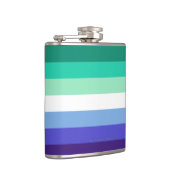 SlipperyJoe's Flag für Gay Men, die alle einschlie Flachmann (Rechts)