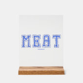 SlipperyJoe's Fleisch rawness toughness ungleichmä Acrylschild (Vorderseite)