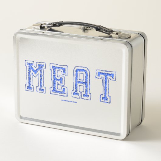 SlipperyJoe's Fleisch rawness toughness ungleichmä Metall Brotdose (Rückseite)