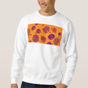 SlipperyJoe's Frohes Chanukka Davidstern-Menora Sweatshirt