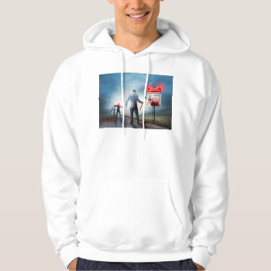 SlipperyJoe's frohes Halloween leuchtende Augen Zo Hoodie