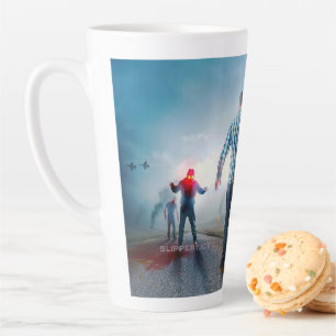 SlipperyJoe's frohes Halloween leuchtende Augen Zo Milchtasse
