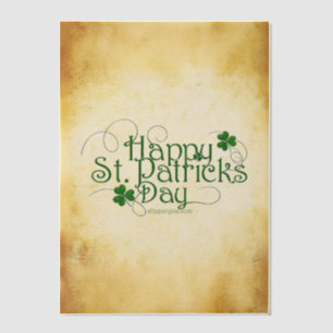 SlipperyJoe's Frohes St. Patrick's Day-Wochenende  Pergament Einladungen