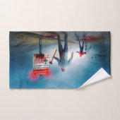 SlipperyJoe's fröhliche Halloween-Zombies Badhandtuch Set (Handtuch)