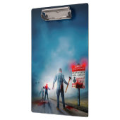 SlipperyJoe's fröhliche Halloween-Zombies Klemmbrett (Links)