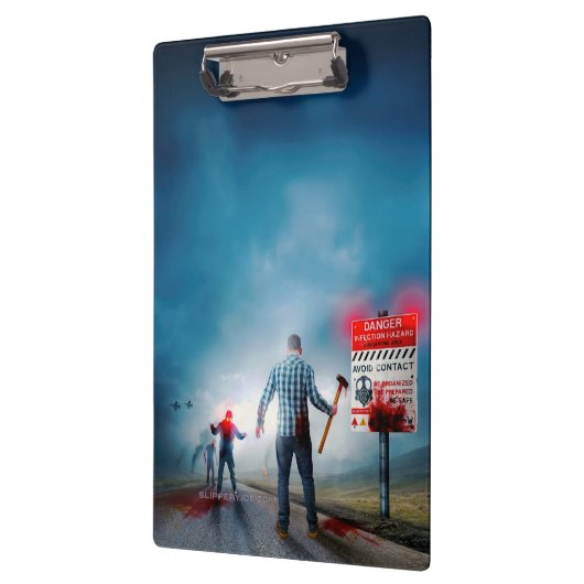 SlipperyJoe's fröhliche Halloween-Zombies Klemmbrett (Links)